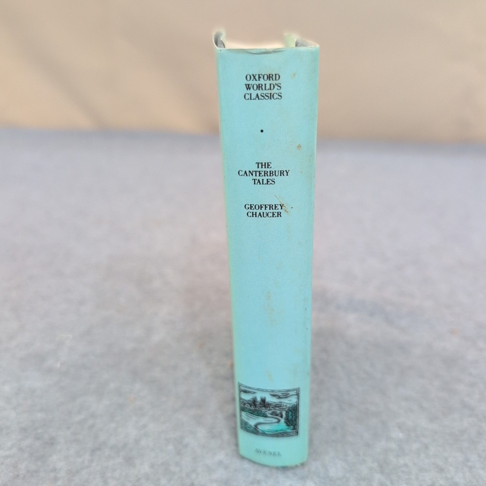 The Canterbury Tales Geoffrey Chaucer Oxford World's Classics Avenel Hardcover - Picture 2 of 6
